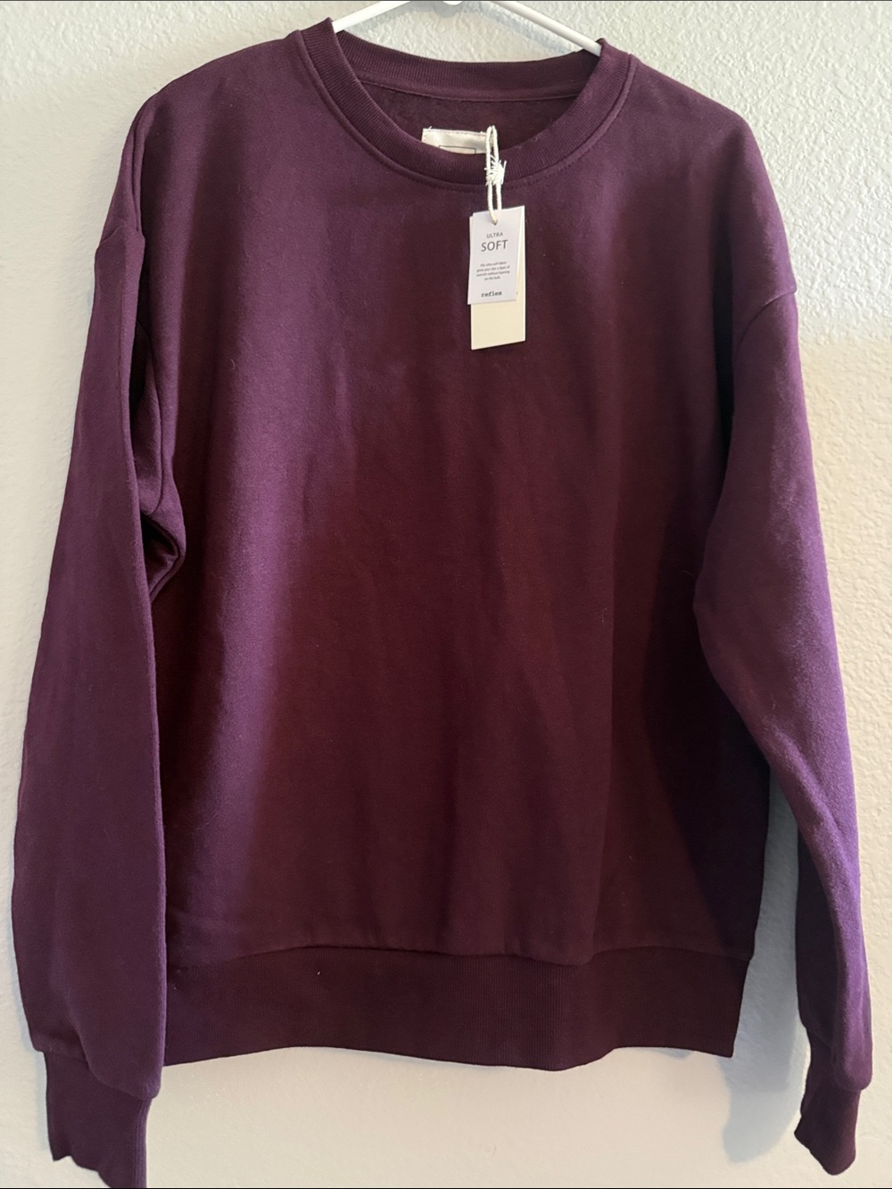 Reflex Women's Crewneck Sweater in Plum